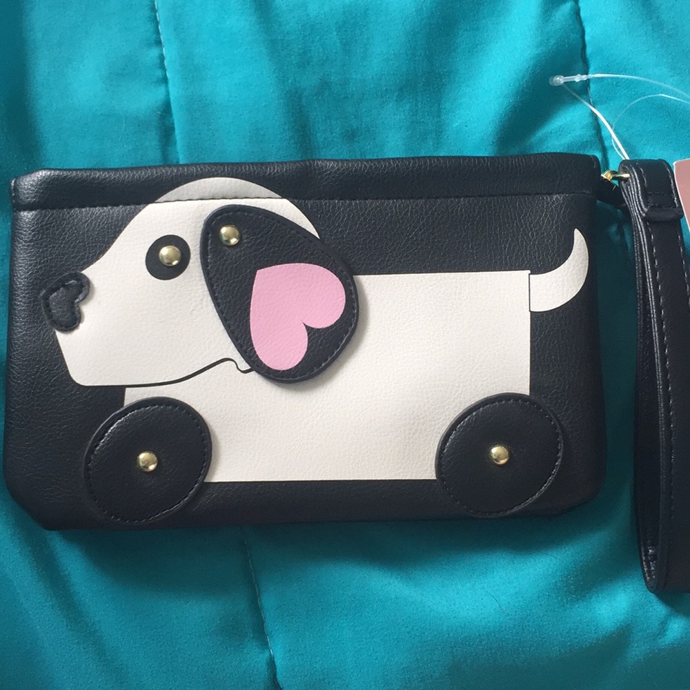 Betsey Johnson Dog Wristlet